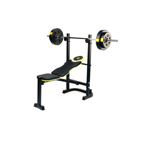    Скамья тренировочная Besport WB-003 для жима со стойкой под штангу - фото №12